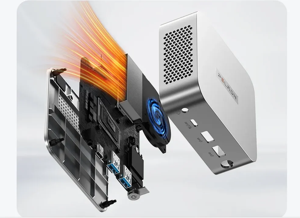 Мини-ПК PELADN WI-9 N150 — компактный универсал для офиса и домашних развлечений