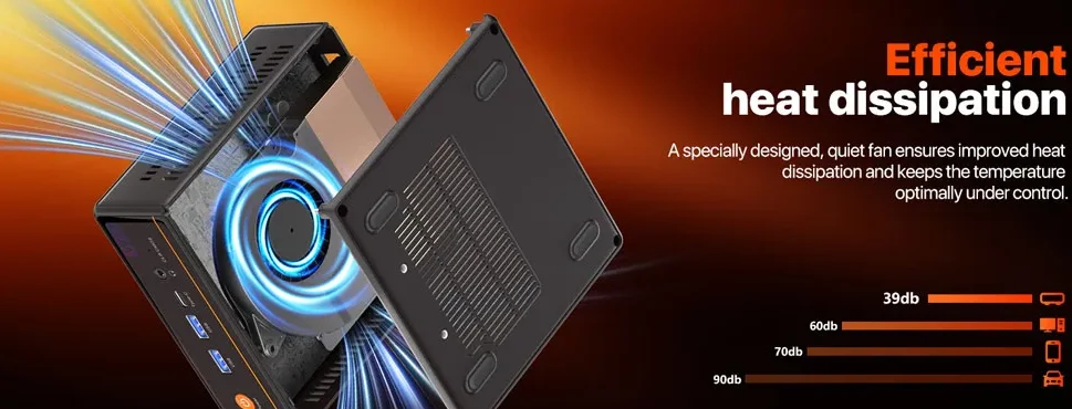 Мини-ПК PELADN WO4 5600H: компактный мощный компьютер для офиса, развлечений и творчества